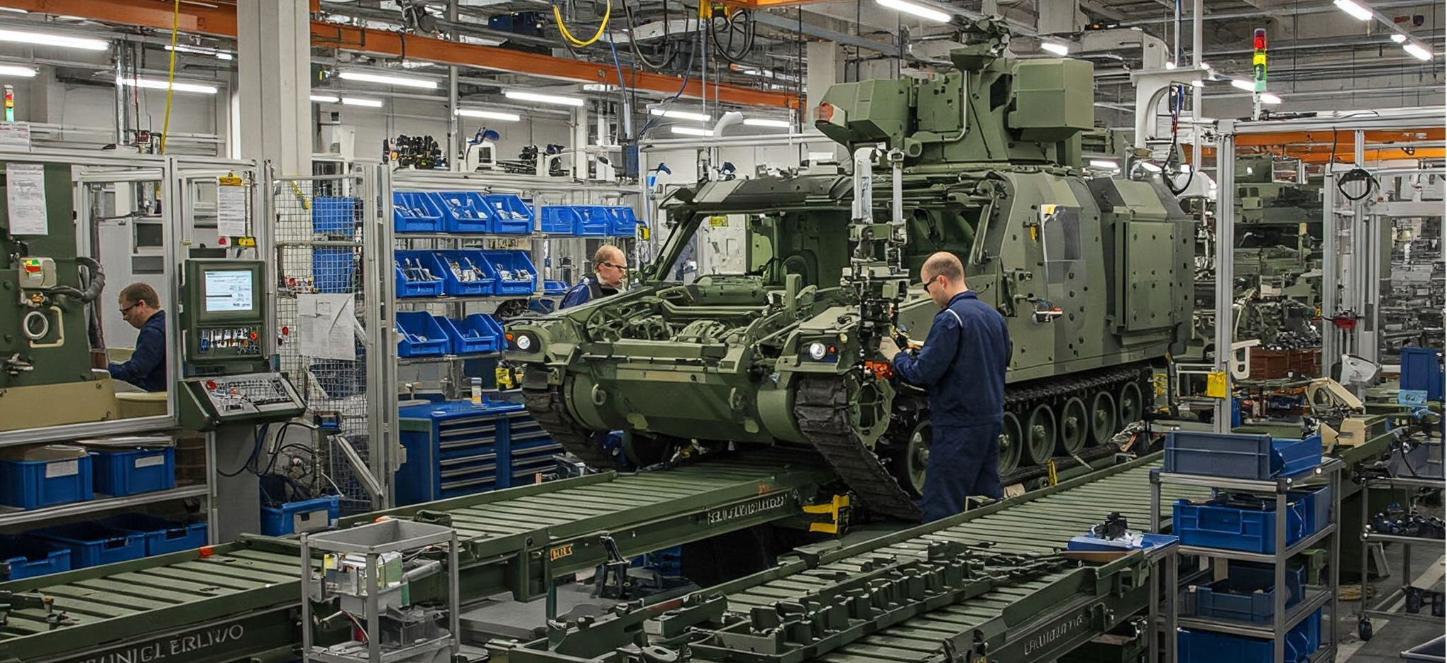 Modern Defense Manufacturing Plant